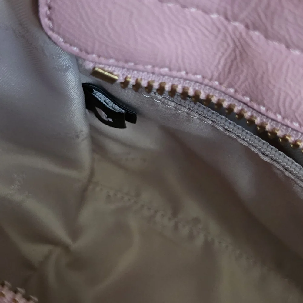 Kate Spade Jette Faux Shearling Pink Quartz Tote Bag New W/out Tags - Picture 5 of 9